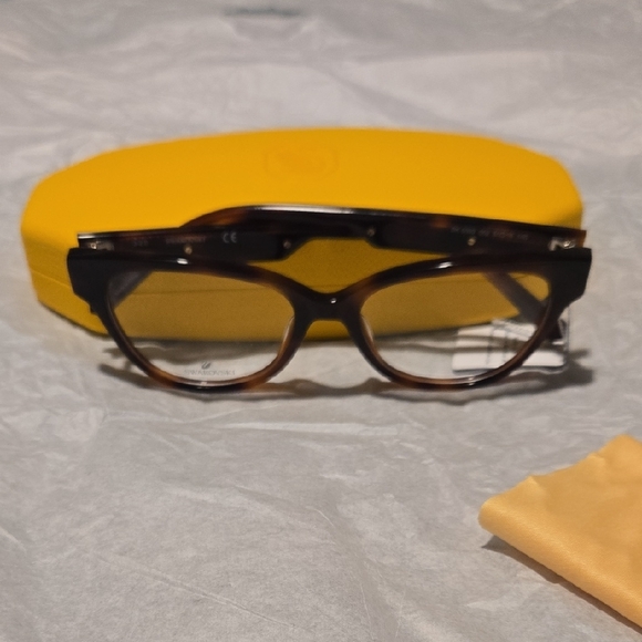 Swarovski Tortoiseshell Glasses Model SK 5392 052 main image 8